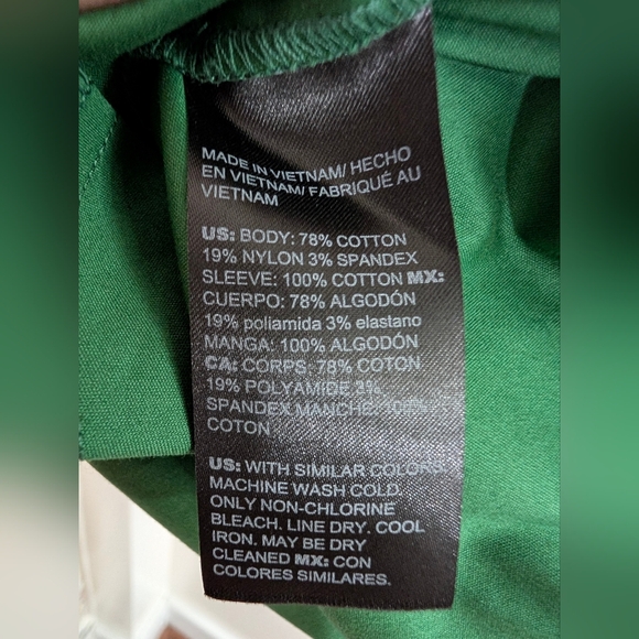 Chico’s Kelly Green Eyelet Lace Sheath Dress | Quiet Luxury Business Size 16 - Picture 3 of 8